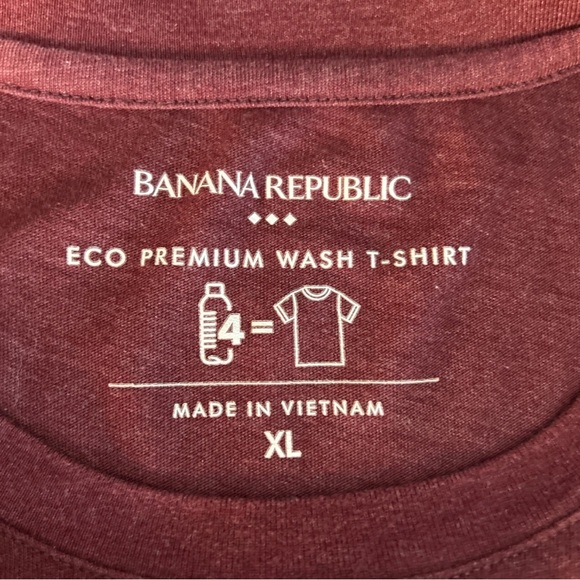 Banana Republic Men’s Eco Premium Wash T-Shirt Crew Neck  Size XL - Picture 6 of 7